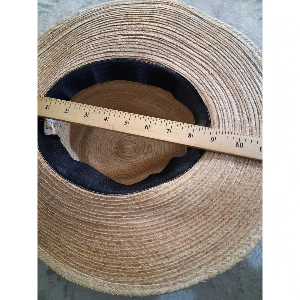 Sunshine Tienda Straw Sun  Hat Beachy Minimalist Resort One size